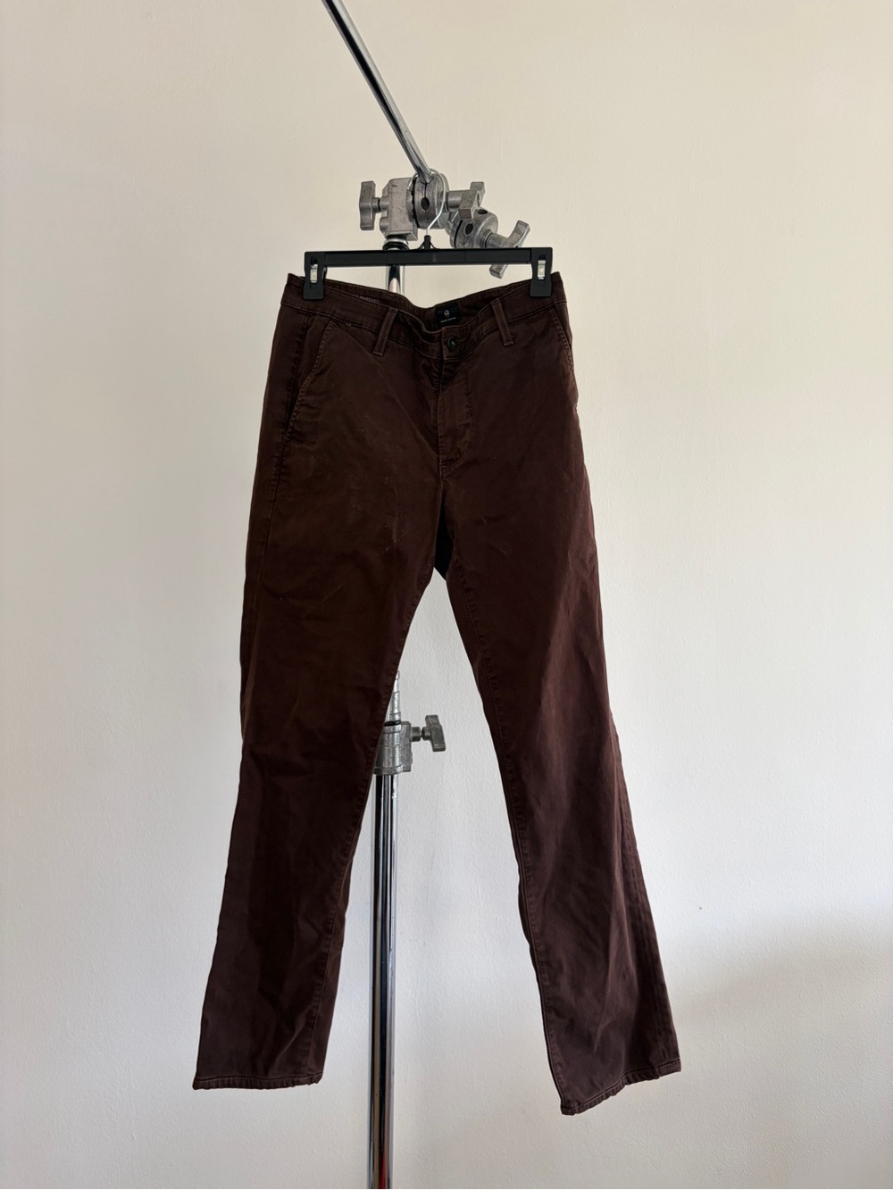 Ag Adriano Goldschmied Men's Dark Brown Chinos